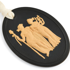 Festive Ardent Jasper Ornament Black & Cane