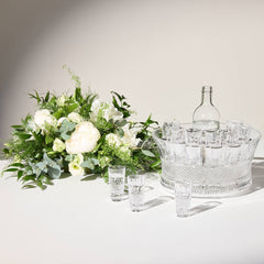 Mastercraft Irish Lace Vodka Centerpiece, Set of 13