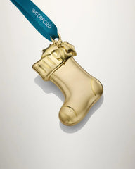 Christmas Golden Stocking Golden Ornament