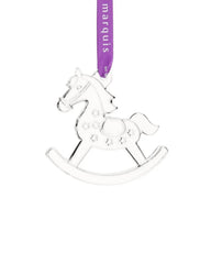 Marquis Christmas Rocking Horse Ornament