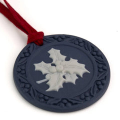 Holly Ornament Mercury Blue