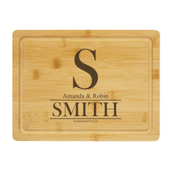 11 1/2 x 9 Bamboo Cutting Board with Drip Ring