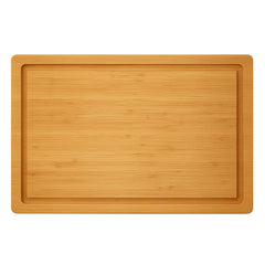 11x17 Bamboo Cutting Board with Juice Grooves