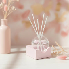 Reed Diffuser Clear Ball on Block - Lily of the Valley
