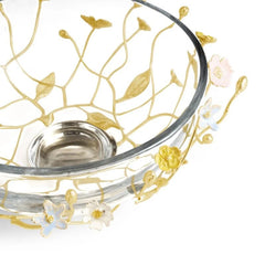 Wildflowers Large Glass Bowl