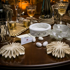 Bone China White Cigar Holder / Ashtray