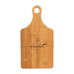 13 1/2 x 7 Bamboo Paddle Shape Cutting Board