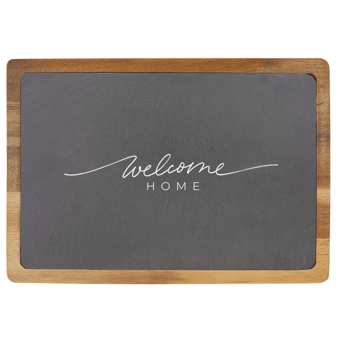 13x9 Acacia Wood/Slate Cutting Board