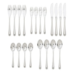 Pallone 18/10 Stainless Steel 20 Piece Flatware Set