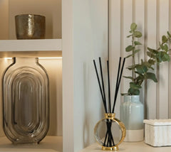 Gold Plated Diffuser, White Flower Scent
