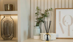 Gold Plated Diffuser, White Flower Scent