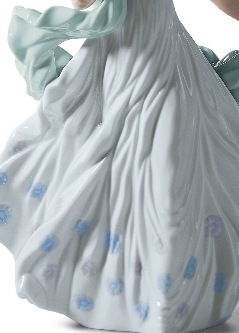 Summer Serenade Woman Figurine