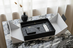 Black Marble Reed Diffuser, "Lily of the Valley" Scent