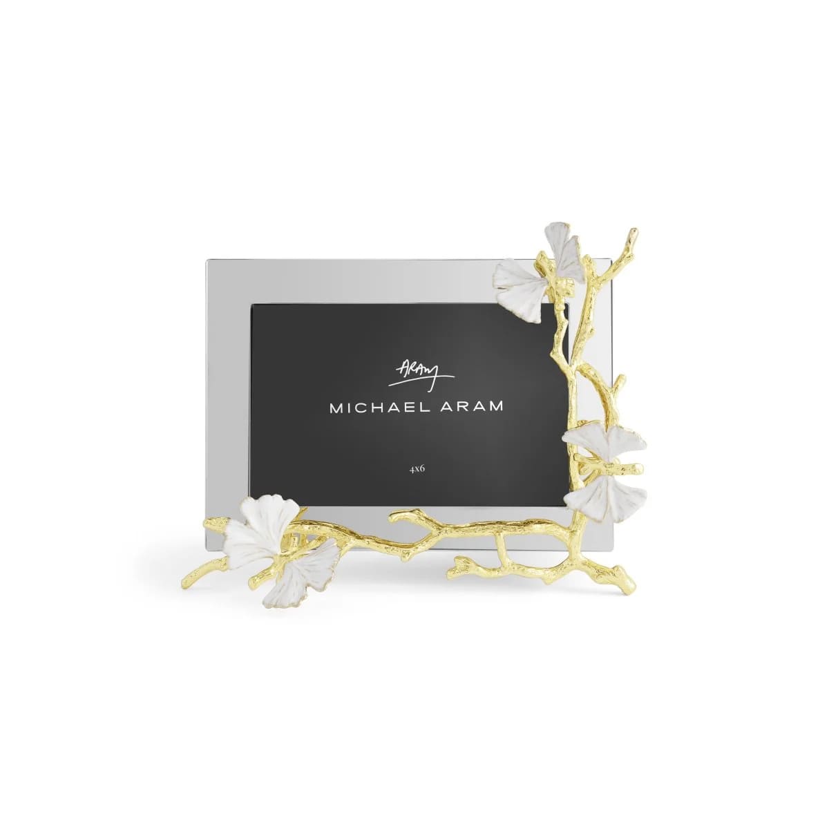 Butterfly Ginkgo Gold Reflective Frame (4x6)