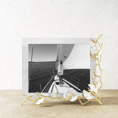 Butterfly Ginkgo Gold Reflective Frame (8x10)