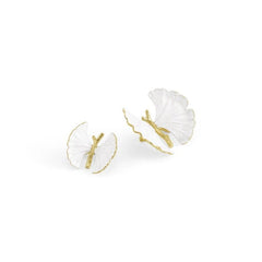 Butterfly Ginkgo Gold Decorative Objects Set of 2