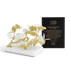 Butterfly Ginkgo Gold Decorative Object