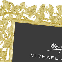 Butterfly Ginkgo Gold Sculpted Frame (4x6)