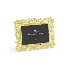 Butterfly Ginkgo Gold Sculpted Frame (4x6)