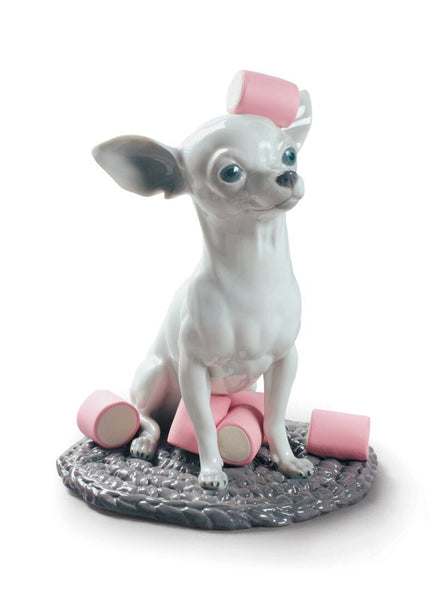 Chihuahua With Marshmallows Dog Figurine