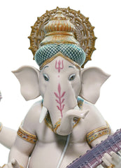 Veena Ganesha Figurine