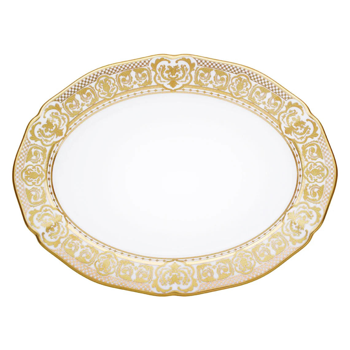 Carlsbad Queen White Oval Platter