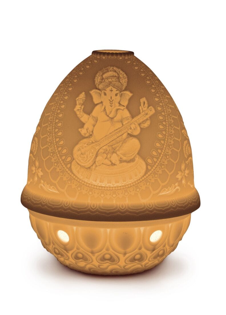 Veena Ganesha Lithophane