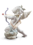 Straight To The Heart Cupid Angel Figurine