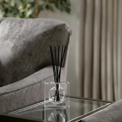 Crystal Diffuser with Black Reeds