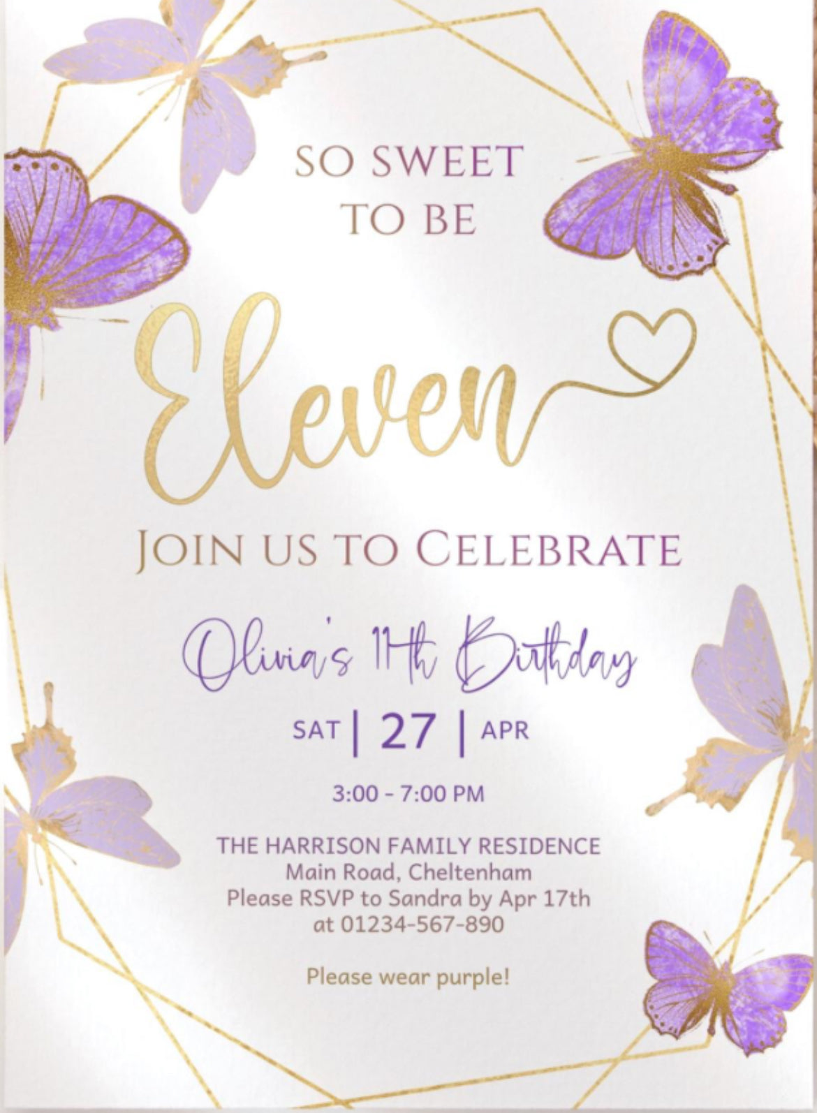 Perfectly Personalized Digital Invitation