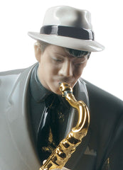 Jazz Saxophonist Figurine