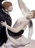Elegant Foxtrot Couple Figurine. Limited Edition