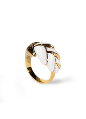 Heliconia Metal Ring, Adjustable