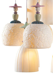 Mademoiselle 24 Lights Strolling Through Blossoms Chandelier (US)