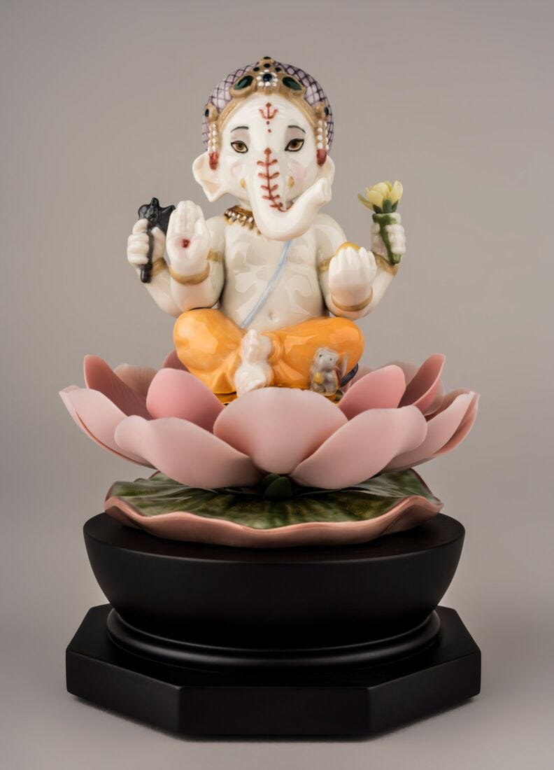 Padmasana Ganesha Figurine