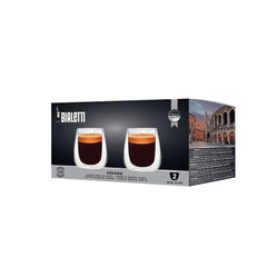 Verona Double-Wall Glass Cups - (Set of 2) 80 ml