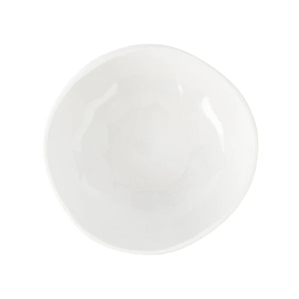 Aria White Organic Large Serving Bowl