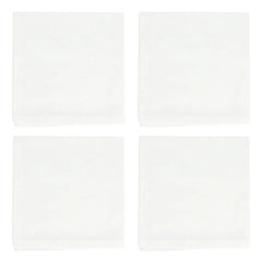 Damask White Napkins - Set of 4