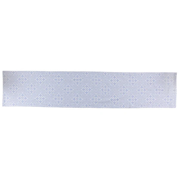 Damask Blue Runner
