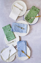 Damask Blue Runner