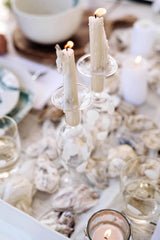Drop Blue Candlesticks - Set of 2
