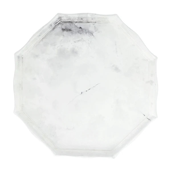 Florentine Wooden Accessories Marble Octagonal Tray