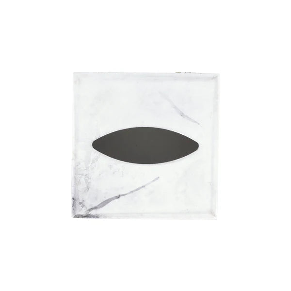 Florentine Wooden Accessories Marble Tissue Box