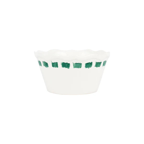 Lisbon Green Stitch Cereal Bowl