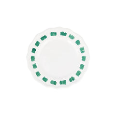 Lisbon Green Stitch Cocktail Plate