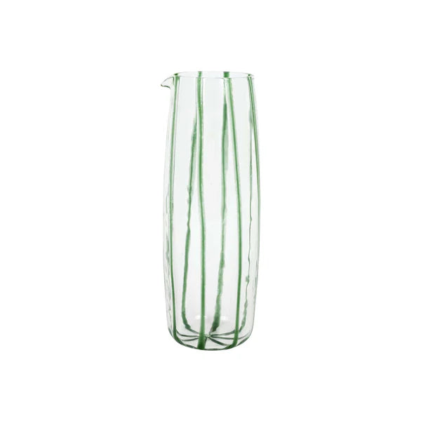 Nuovo Stripe Green Pitcher