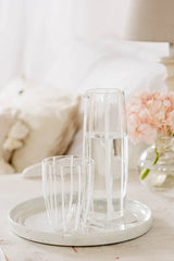 Nuovo Stripe White Pitcher