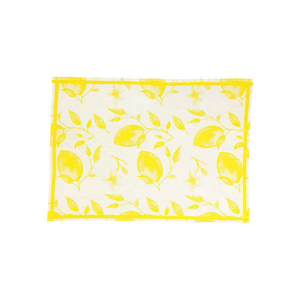 Strofinaccio Yellow Lemons Dish Towels - Set of 2