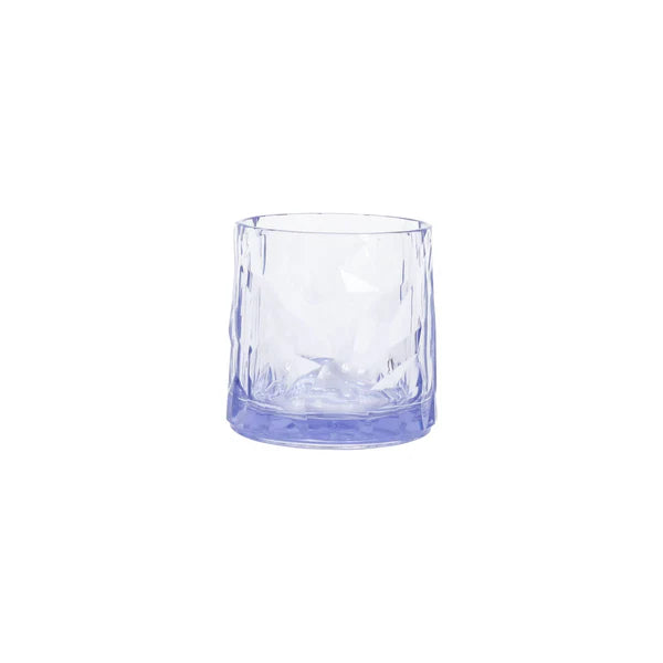 Superglass Blue Low Ball