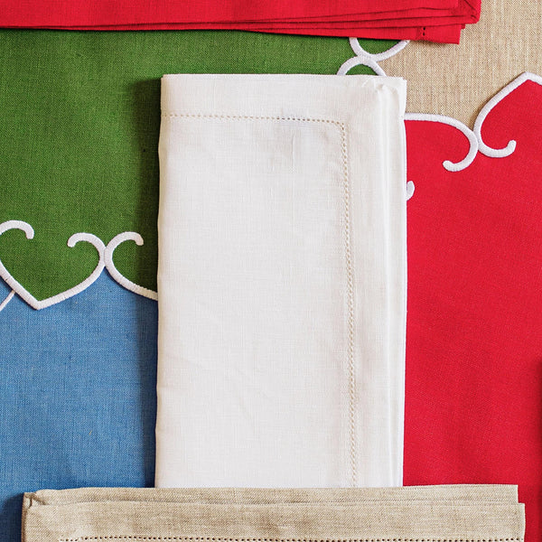 Tessuti White Napkins - Set of 4